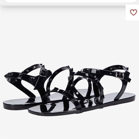 BRAND NEW STEVEN NEW YORK OPEN STUDDED DETAILS ANKLE STRAP WITH BUCKLE SANDAL - Picture 13 of 13